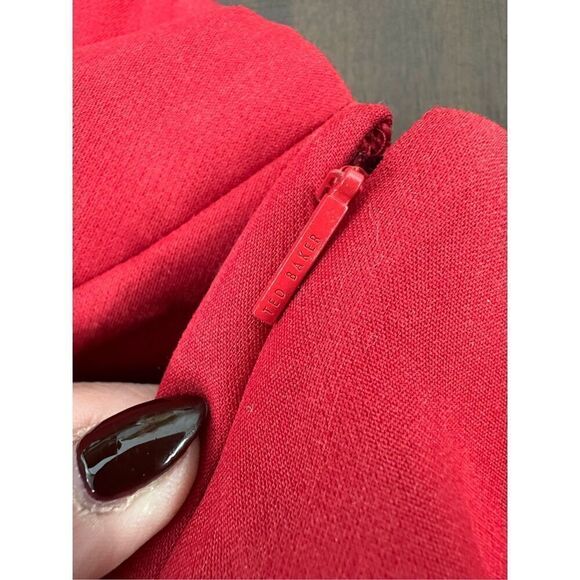 NWT Ted Baker BEVIS High Waisted Exaggerated Kickflare Trouser - Picture 13 of 16